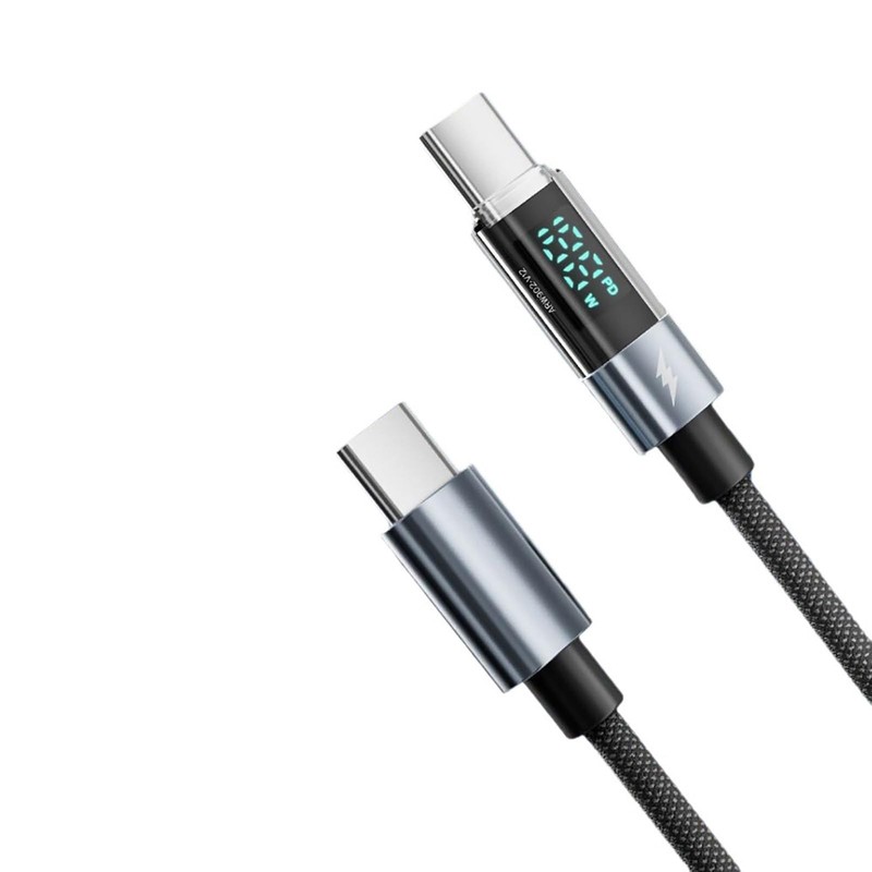 100W USB Fast Charging Cable 6.6Ft | Power Display & 35,000+ Bend Lifespan | ...