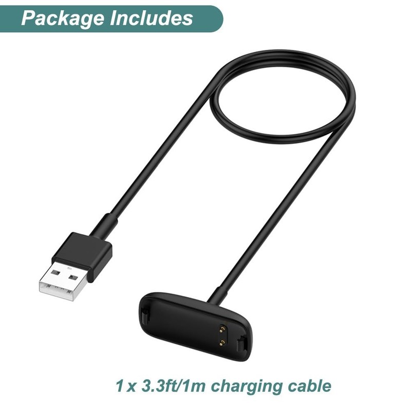 Charger for Fitbit Inspire 3 Fitness Tracker (1ft/30cm) gallery