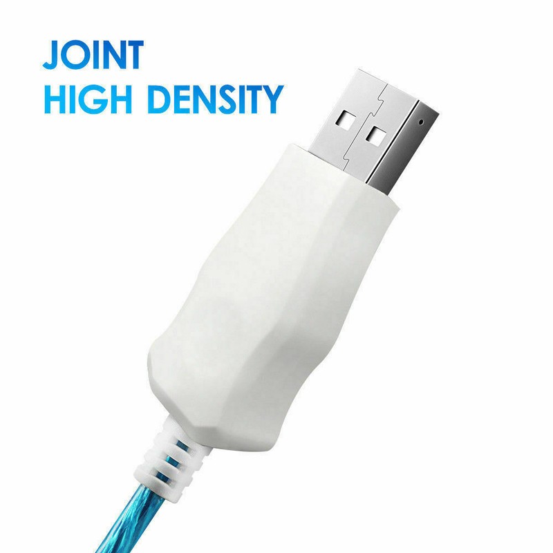 Flashing Cable Micro USB Flowing LED Light Charging Cord For Samsung HTC Android gallery