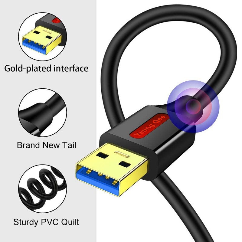 12ft 4M USB 3.0 A to A Male to Male Cable Double End USB Cord for Hard Disk gallery