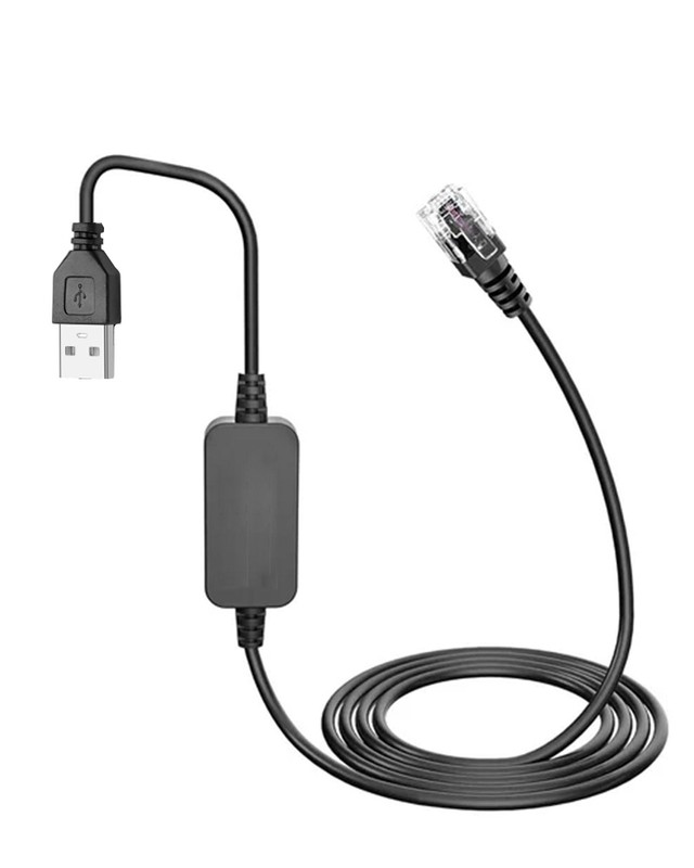 Power Cord USB to RJ11 5.57ft for Escort Max360 MAX360c iX 9500ix MAX II MAX3