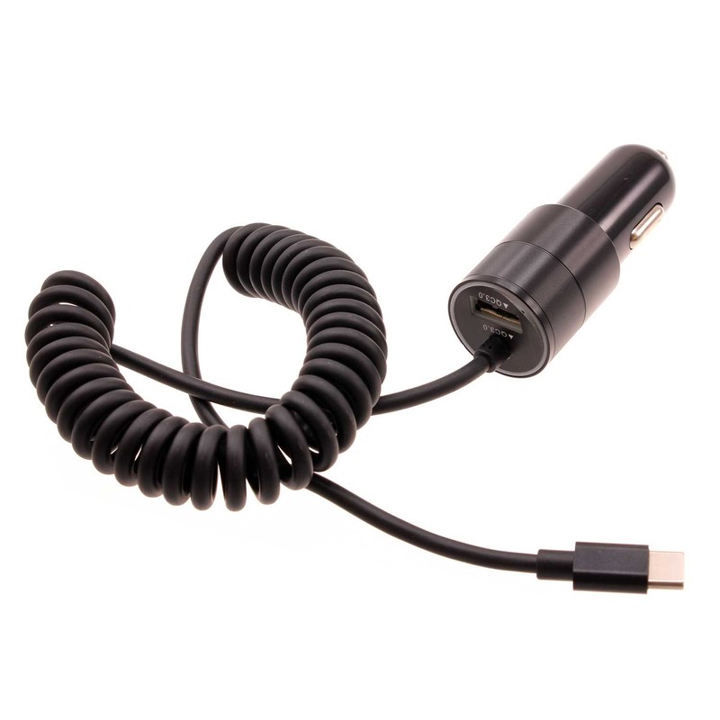 For Galaxy Tab S7/S8/S9/11 11" 36W Fast Car Charger USB-C Power Adapter Coiled gallery