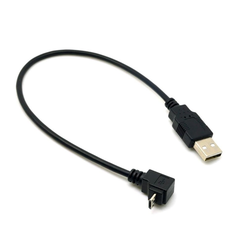 100cm Up Down Angled 90 Degree Micro USB 5Pin To USB 2.0 A Data Charge Cable gallery