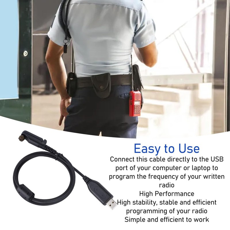 PC152 USB Programming Cable with Hytera PDT DMR Digital Portable Radio HP680 ... gallery