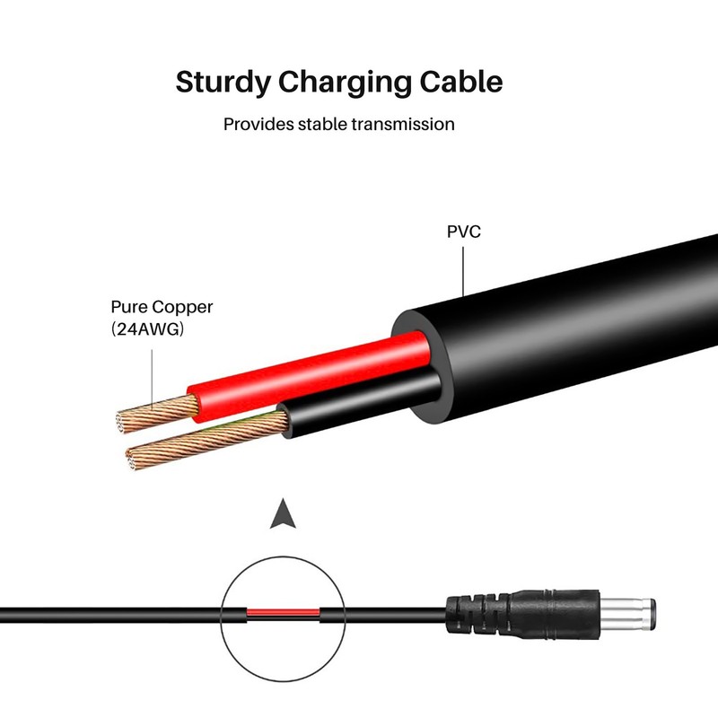 3.5mm x 1.3mm Black USB Cable Lead Cord Supply T7H35457 gallery