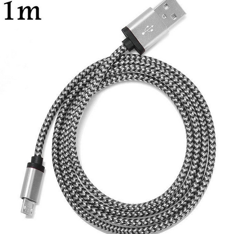 1/2/3M Braided Micro USB Data Charging Cable For Android Phone gallery