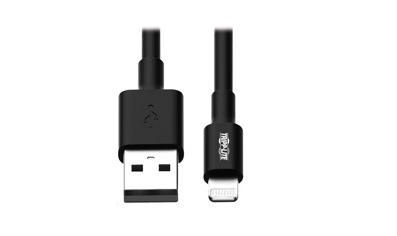 Tripp Lite Apple Mfi Certified 10in Lightning To USB Cable Black M100-10N-BK-10