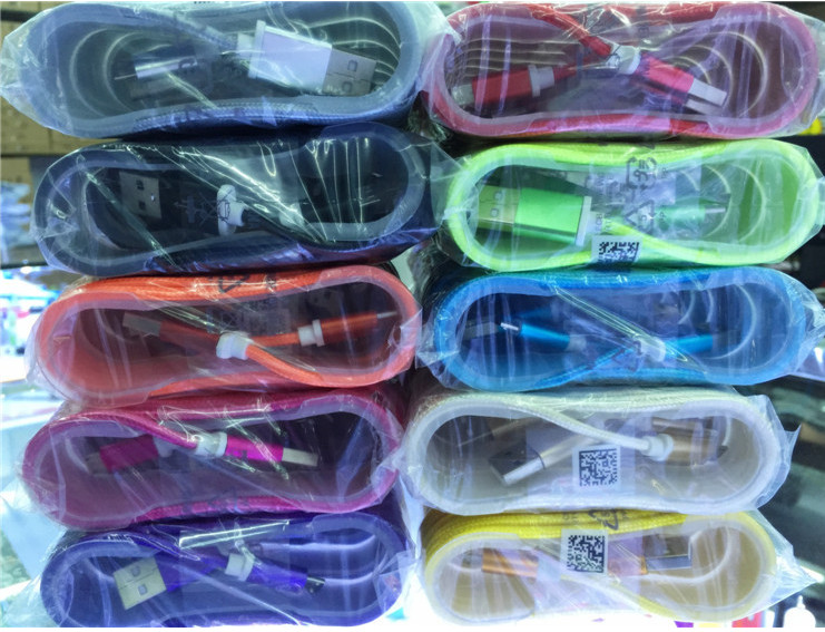 100x 5FT Nylon Braided Rope USB-C Type-C Data Sync Charger Charging Cable Cord