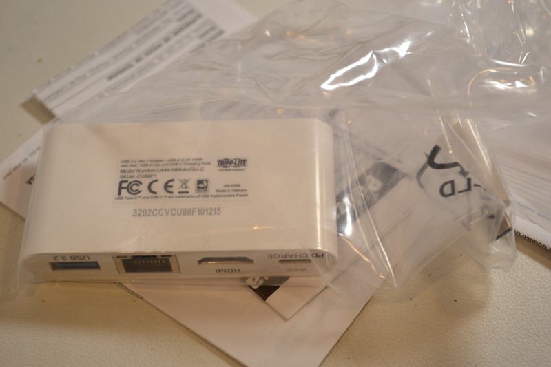 Tripp Lite U444-06N-H4GU-C USB 3.2 Gen 1 USB-C to 4K HDMI Adapter w/Gigabit Ethe gallery