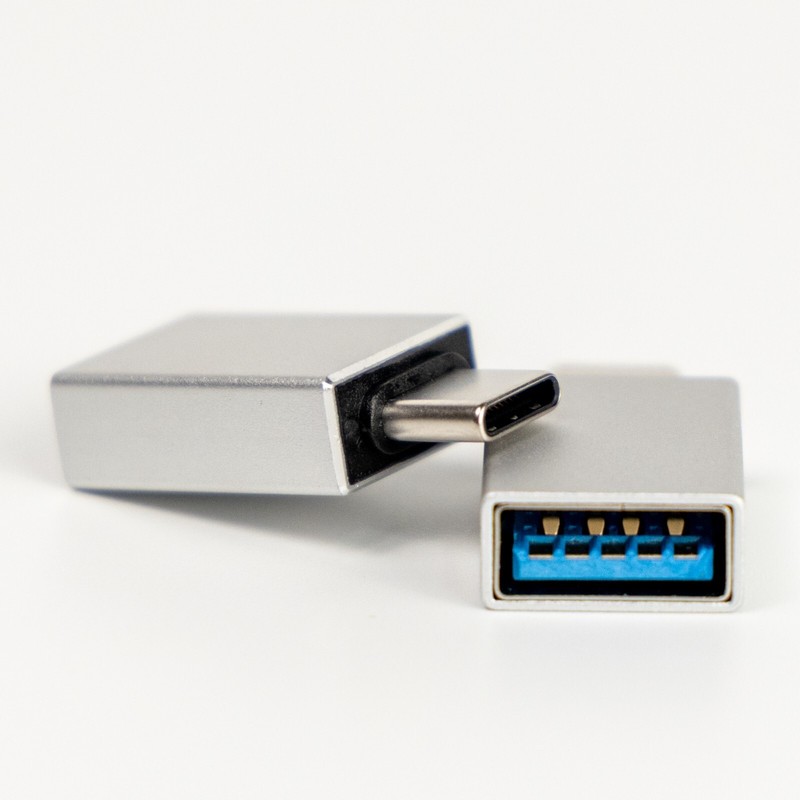 2Pack USB-C Male to USB A Female Data Adapter Converter OTG Type C Android Phone gallery