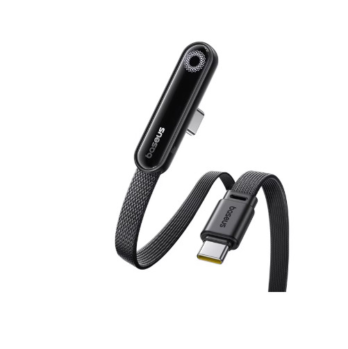 Baseus MVP3 Elbowed USB C Cable 100W For iPhone 16 15 Pro Max LED USB Type-C