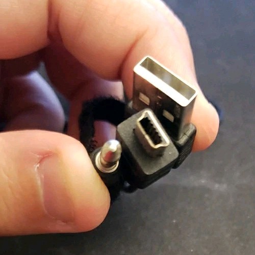 Dual Cable: USB + 3.5mm Audio to Mini-USB gallery