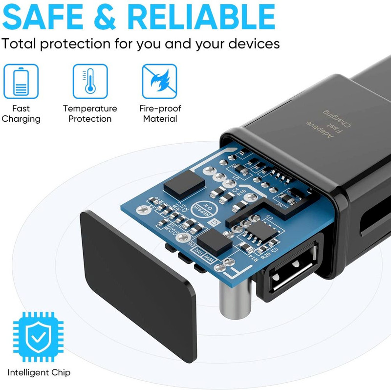 Adaptive Fast Wall Charger Type C Cable For Samsung Galaxy A12 A32 A42 A52 A72 gallery
