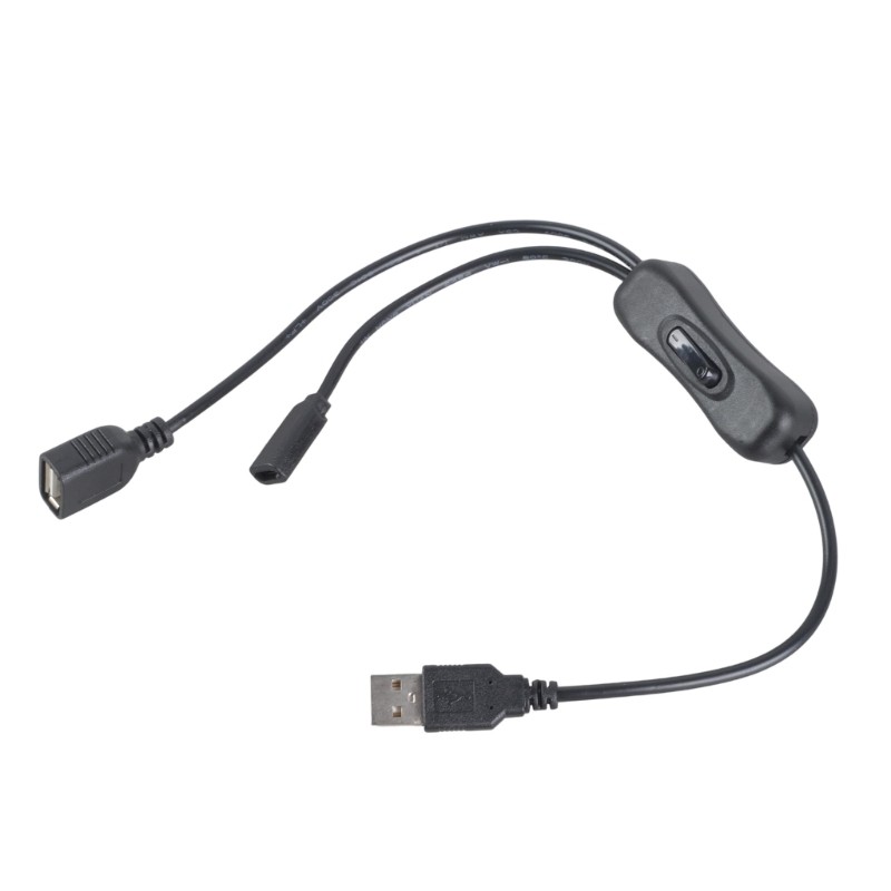Metal Reinforced USB To Type C With Power Button 3 Size For Daily Use