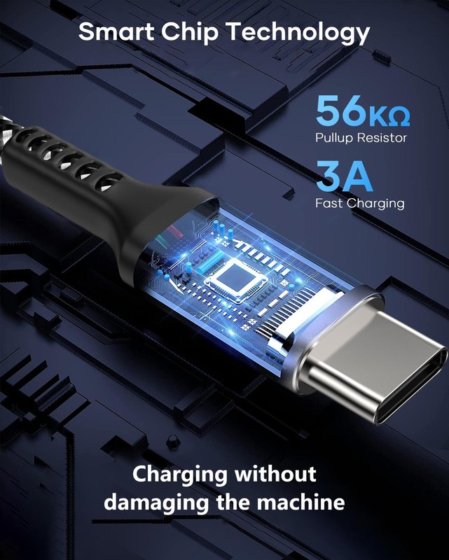 20FT USB C Cable, USB A to USB C 3A Fast Charger Cord, Extra Long Type C Char... gallery