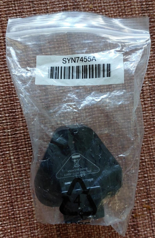 New SYN7455A Genuine Motorola UK & EURO Mains Charger Adapter Power Clip