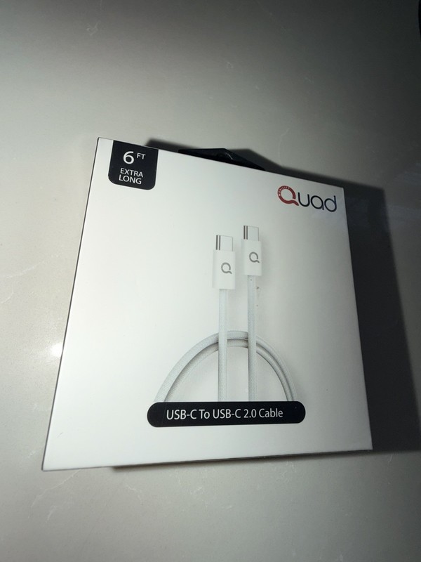 USB-C To USB-C 2.0 Cable 6Ft