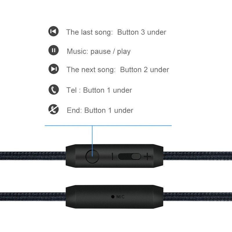Cable de audio con control de volumen de micrófono Cable auxiliar de 3,5 mm gallery