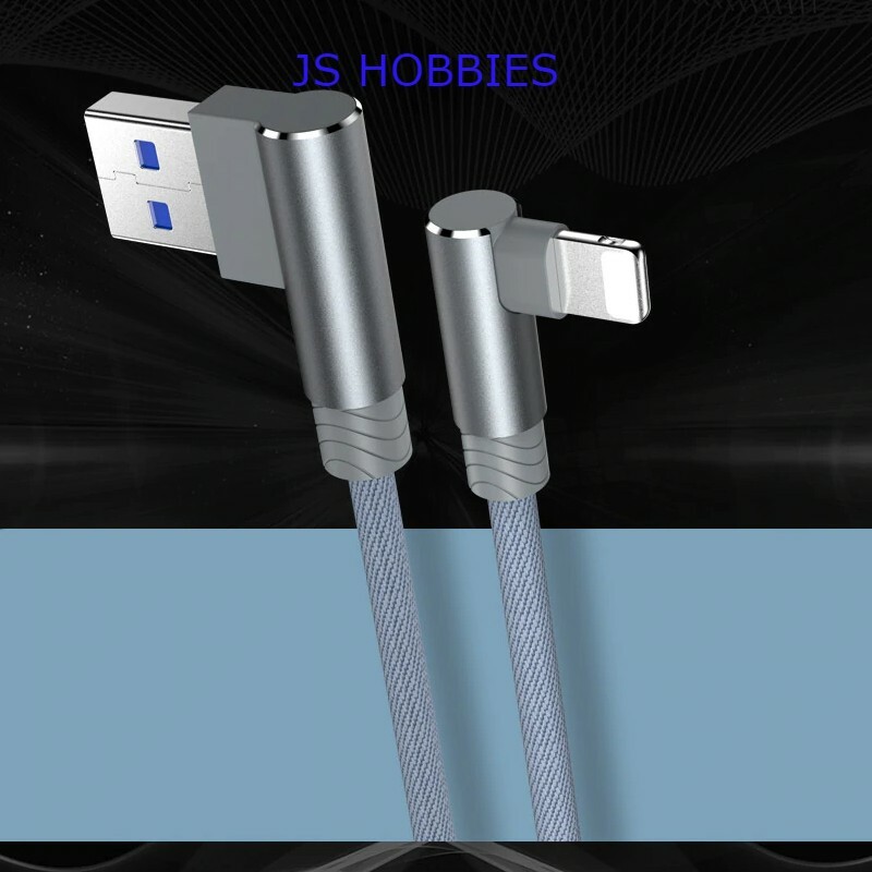 90 Degree 3A Fast Charging USB UNIVERSAL Cable For iPhone 6 And Above iPad gallery