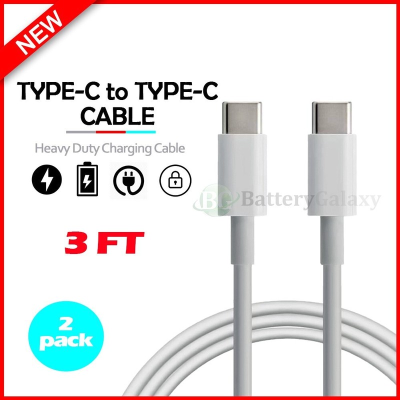 2X USB C to USB C Cable FAST Charger Cord for Apple iPhone 16 Pro / 16 Pro Max