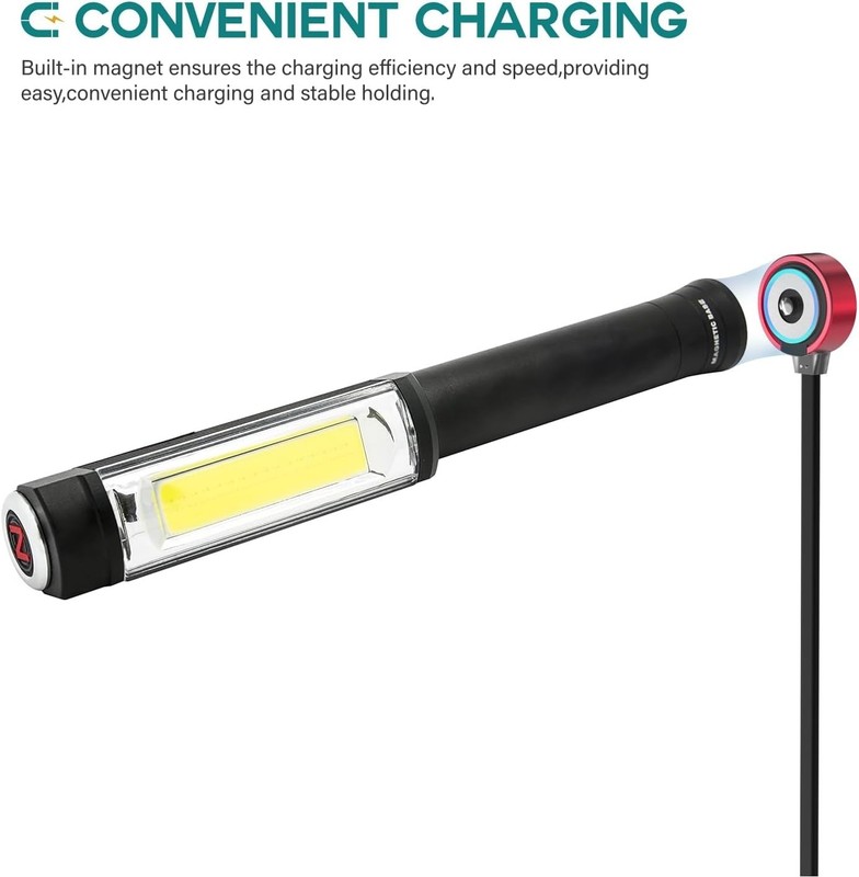 Portable 1M Magnetic Charger for NEBO & Swyvel Flashlights - Compact & Reliable gallery