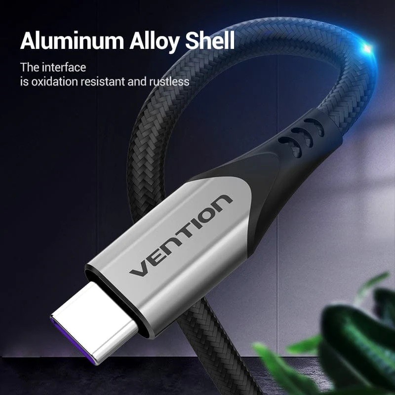 New Vention USB 2.0 to Type-C Cable Data Transfer 480Mbps Fast Charging 1m 2m 3A gallery