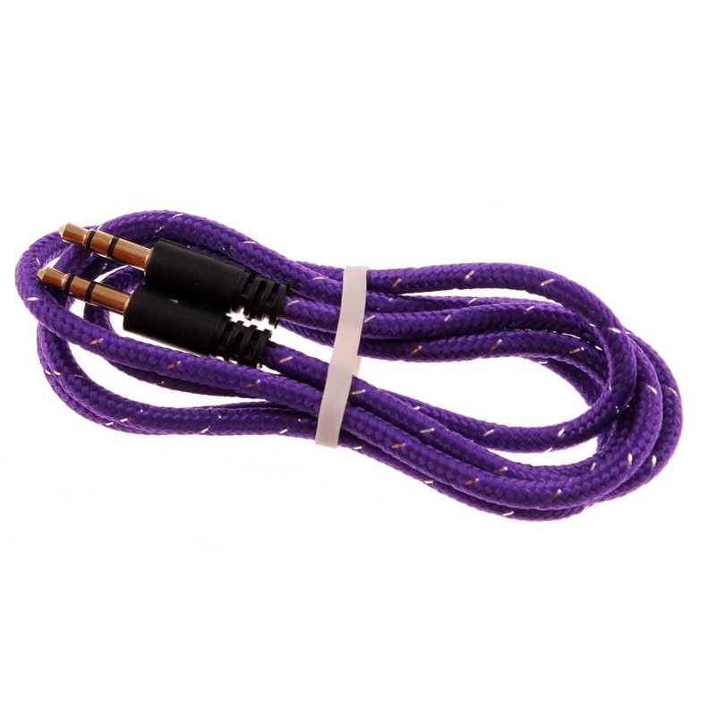 3.5mm Aux Cable Adapter Car Stereo Aux-in Audio Cord Speaker for Cell Phones