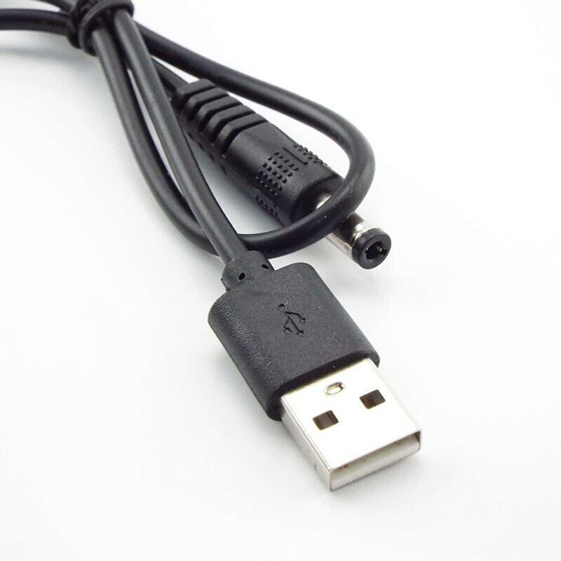 1pcs USB A Male to 2.5mm-5.5mm Connector DC Charger Power Supply Adapter Cords gallery
