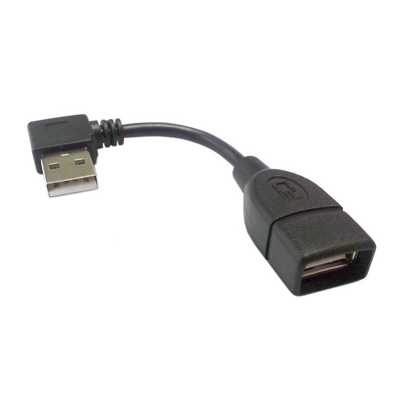 480Mbps USB Left Angled 90 D A type male to Female extension cable 10cm gallery