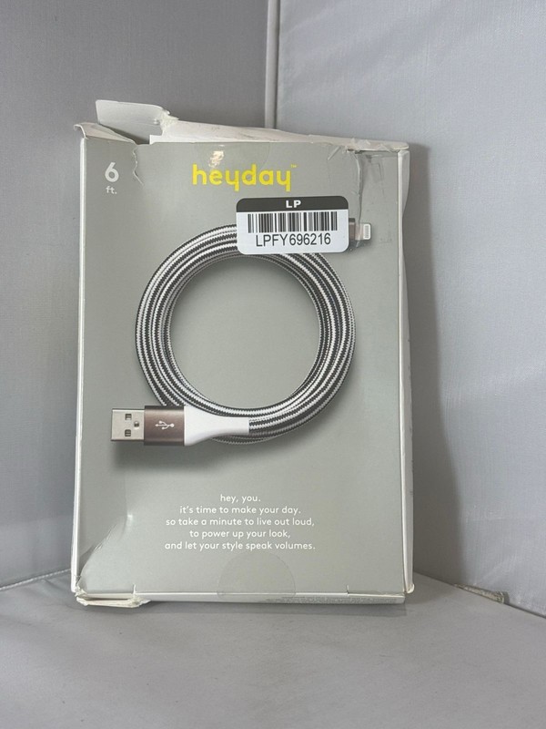 6' Lighting to USB-A Braided Cable - heyday™ MFi-Certified gallery