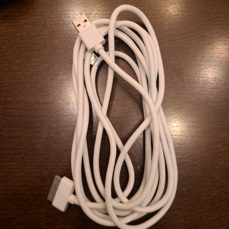 Pack of 6. 9 Ft 30 Pin Charge Sync Cable Ipod Ipad gallery