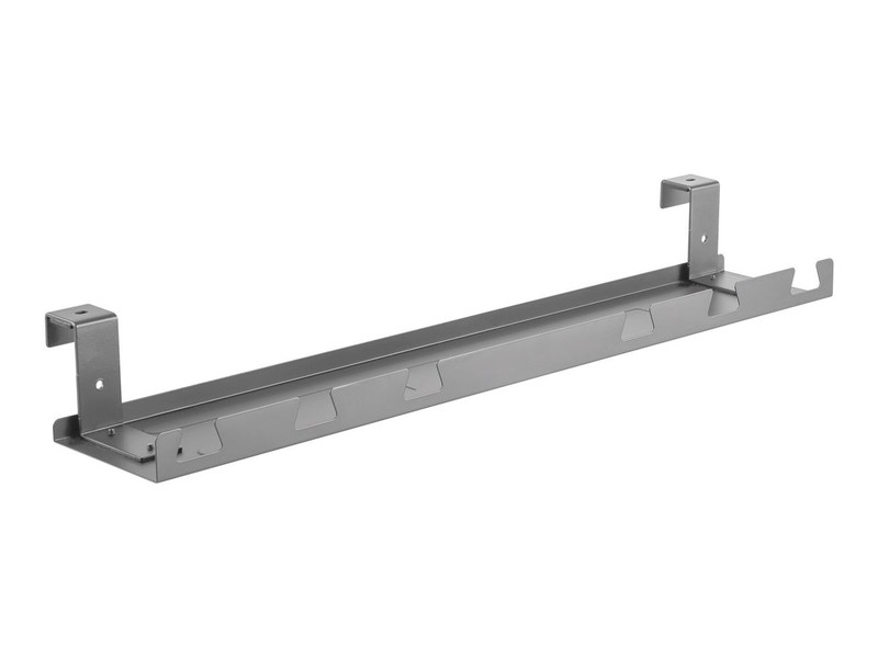 InLine Cable Guide/Shelf for Mounting Under Table Grey 23198G