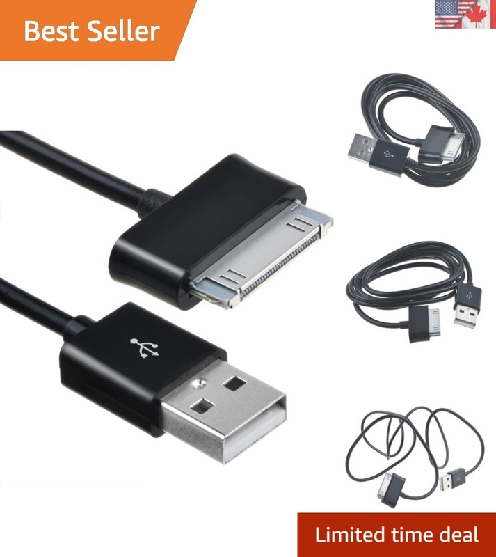 30-Pin USB Charging Cable for Tablets – 6ft with Safety Protection Features