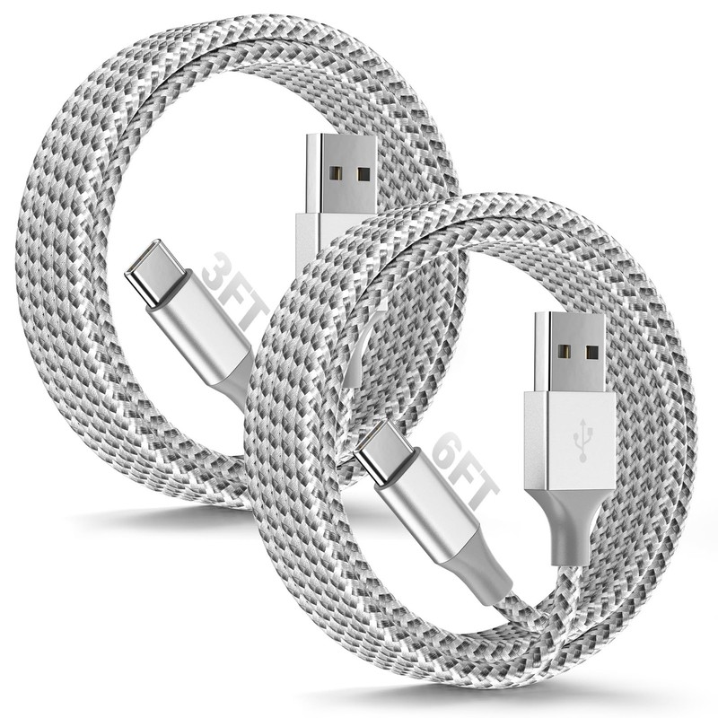 SwaggWood Car Carplay for iPhone 17/16/15 Charger Cord 2Pack [3FT+6FT] Chargi...