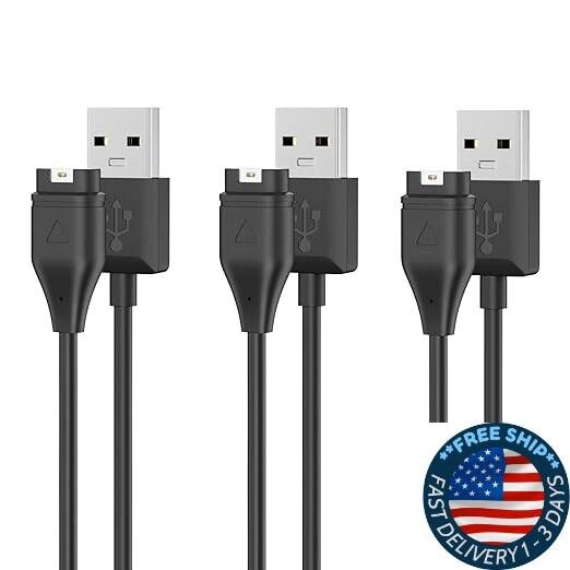 Compatible con cable cargador Garmin (paquete de 3). neuvo. 2024.
