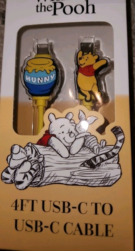 Winnie the Pooh and Honey Pot 4ft USB C To USB C Charging Cable Devices New gallery