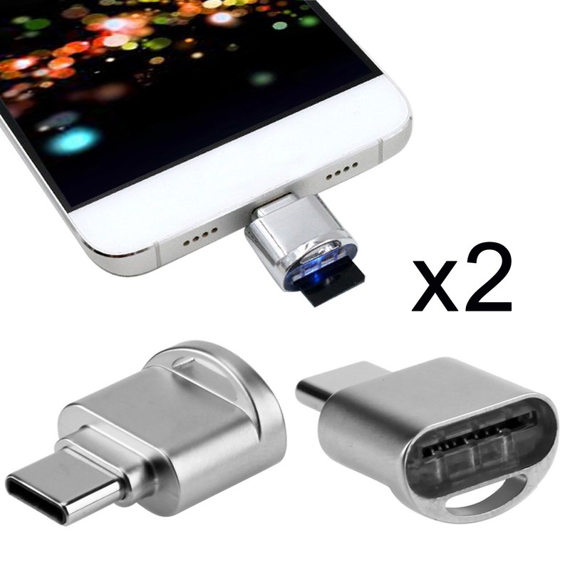 Chenyang Type C USB-C USB 2.0 to Micro SD SDXC TF Card Reader Adapter for Phone gallery