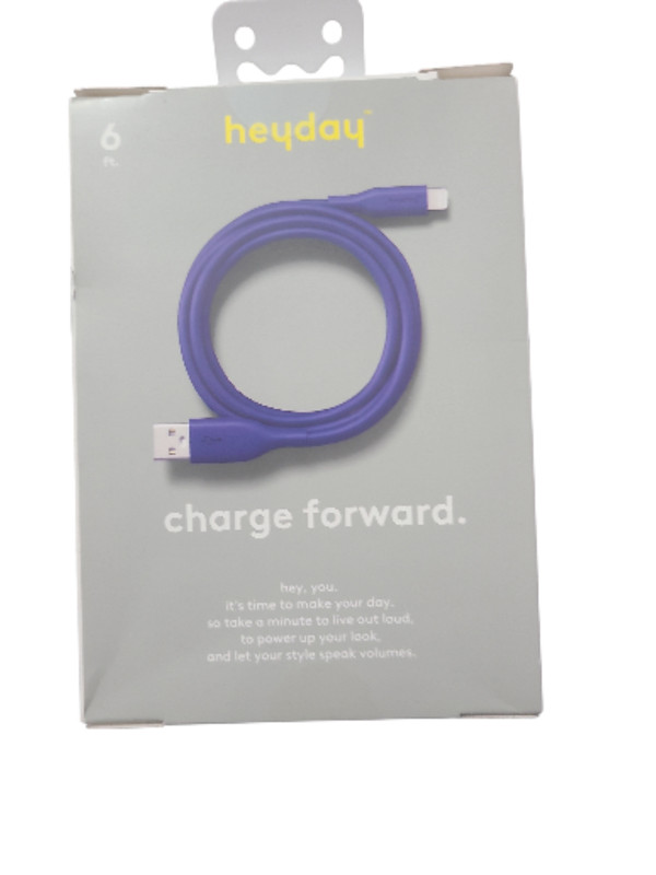 Heyday 6ft USB-A Cable Soft Touch- Dusk