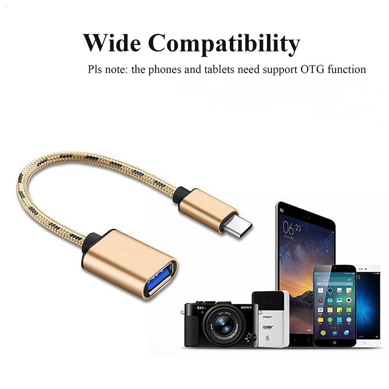 2 PCS 2In1 OTG Cable USB To Type C Micro USB Adapter 5Gbps High Speed gallery