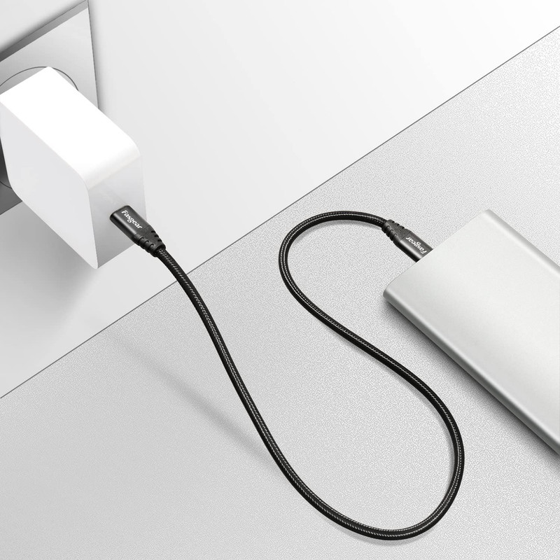 USB C to Micro USB Cable 30Cm Nylon Braided Type C to Micro USB Cord Compatible gallery