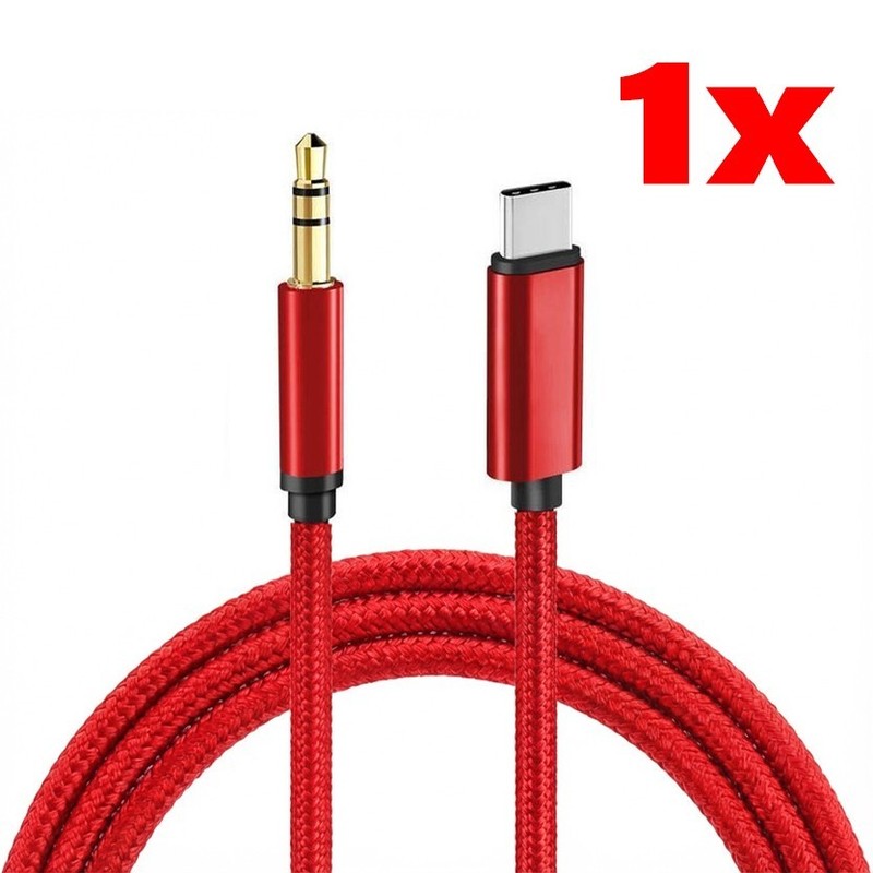 USB-C to 3.5mm Audio Aux Cable Adapter for iPhone 16/15/ iPad Pro/Samsung Galaxy