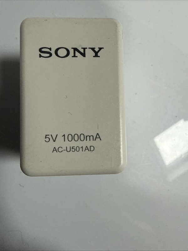 Sony USB Charging AC Power Adapter, model AC-U501AD Ipod iPhone Folding Plug gallery
