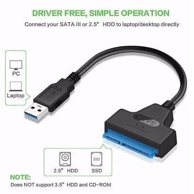USB 3.0 to 2.5" SATA III Hard Drive Adapter Cable/UASP Converter Replacement ... gallery
