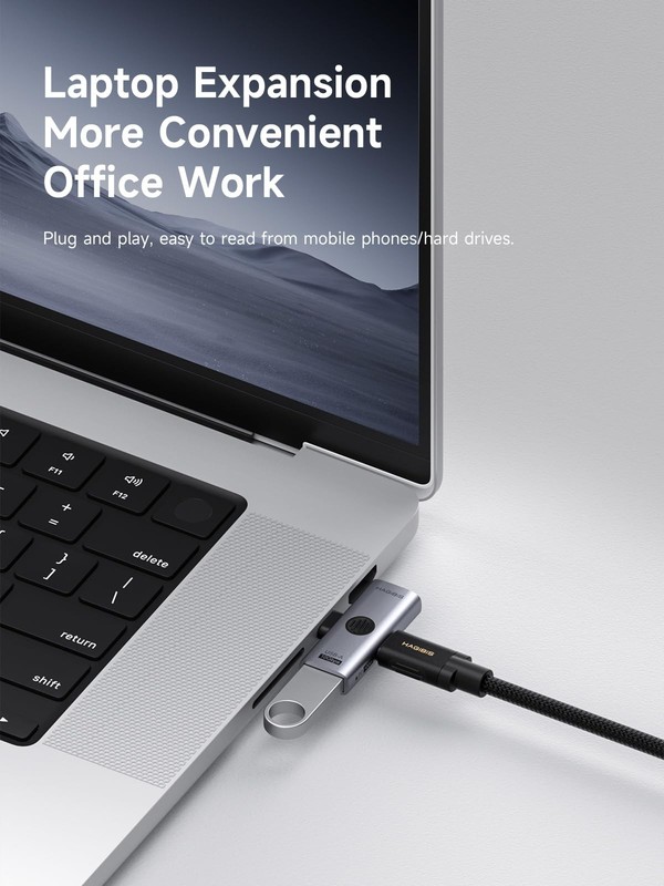 USBC Splitter with 100W Fast Charging and 10Gbps USB 3.2, 2 in 1 OTG Adapter ... gallery