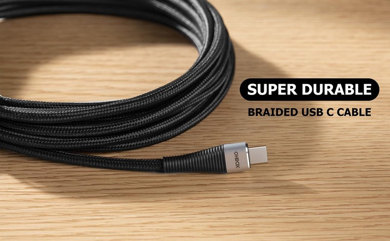 2 Pack 10ft USB C to C Fast Charger Cable Braided Type C Charging Cord Wire gallery