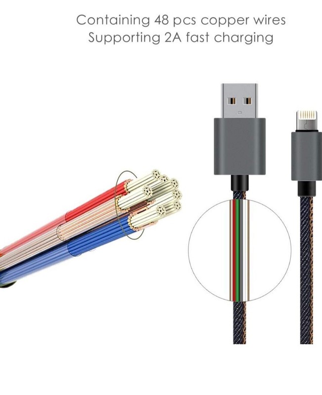 Denim 10ft Micro USB Cable for Android and IOS Devices gallery