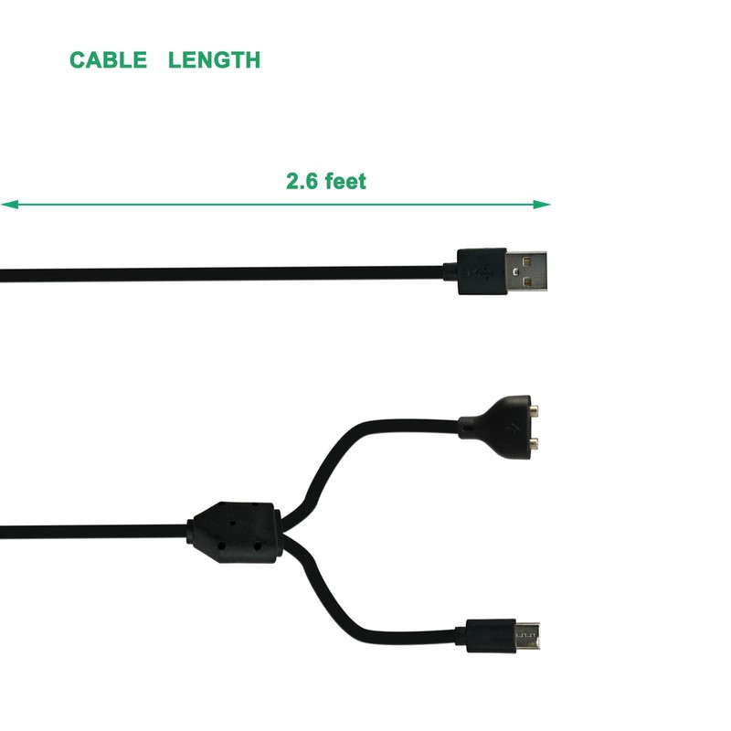 Charging Cable for NVK Dog Shock Collar Charger, Black gallery
