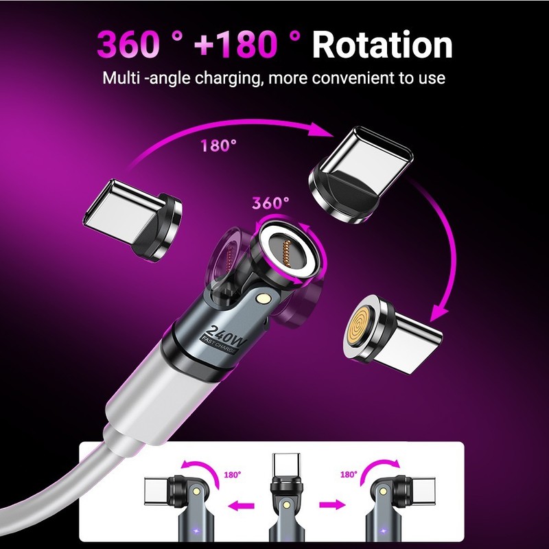 AUFU 9-pin Magnetic OTG Adapter (Type C, Micro, Apple, Laptop) gallery