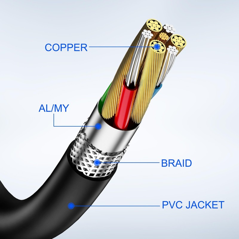 USB 2.0 TypeB Male to Female Printer Short Extension Cable 25CM Cord 2 PCS gallery