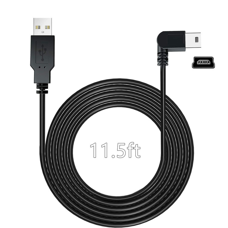 Charging Power Cable for Dash Cam, (11.5 Ft) USB 2.0 to Mini USB Car gallery